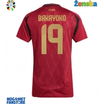 Belgija Johan Bakayoko #19 Domaci Dres za Ženska EP 2024 Kratak Rukav